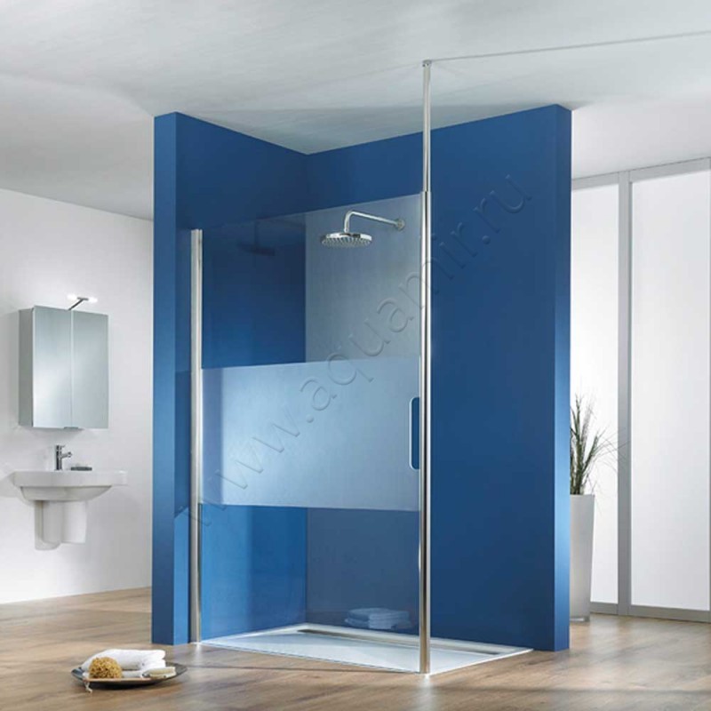 Душевая перегородка Walk In HSK Easy Comfort 12420904150#Li в интерьере