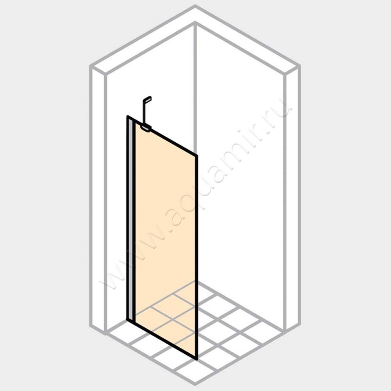 Душевая перегородка Walk In Huppe Enjoy pure 4T1103092373 в интерьере