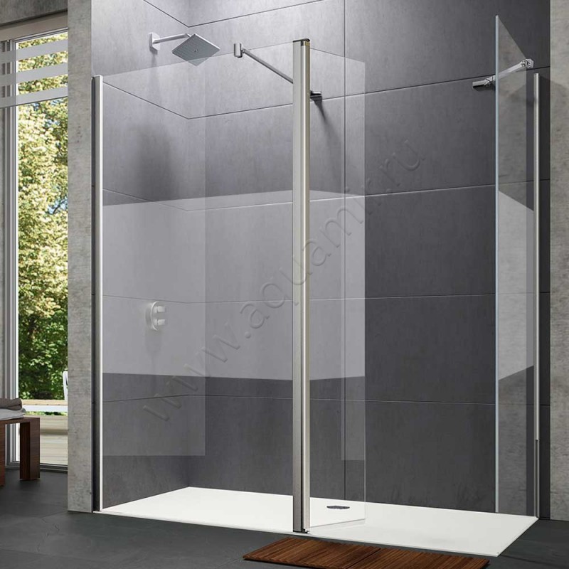Душевая перегородка Walk In Huppe Design pure 8P1207092373 в интерьере