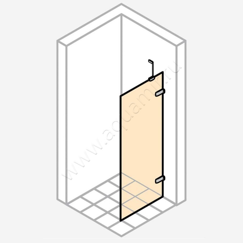 Душевая перегородка Walk In Huppe Enjoy pure 4R1280092322 в интерьере