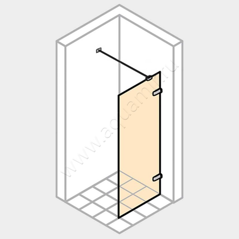 Душевая перегородка Walk In Huppe Enjoy pure 4R1283092321 в интерьере