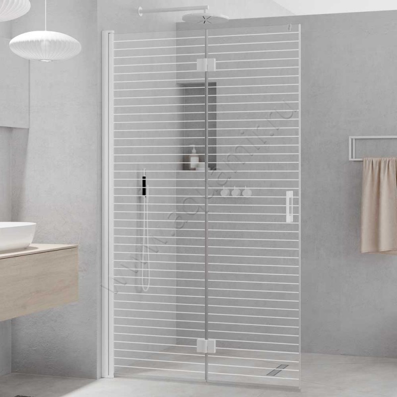 Душевая перегородка Walk In Kermi Liga LI2YL1102044K в интерьере