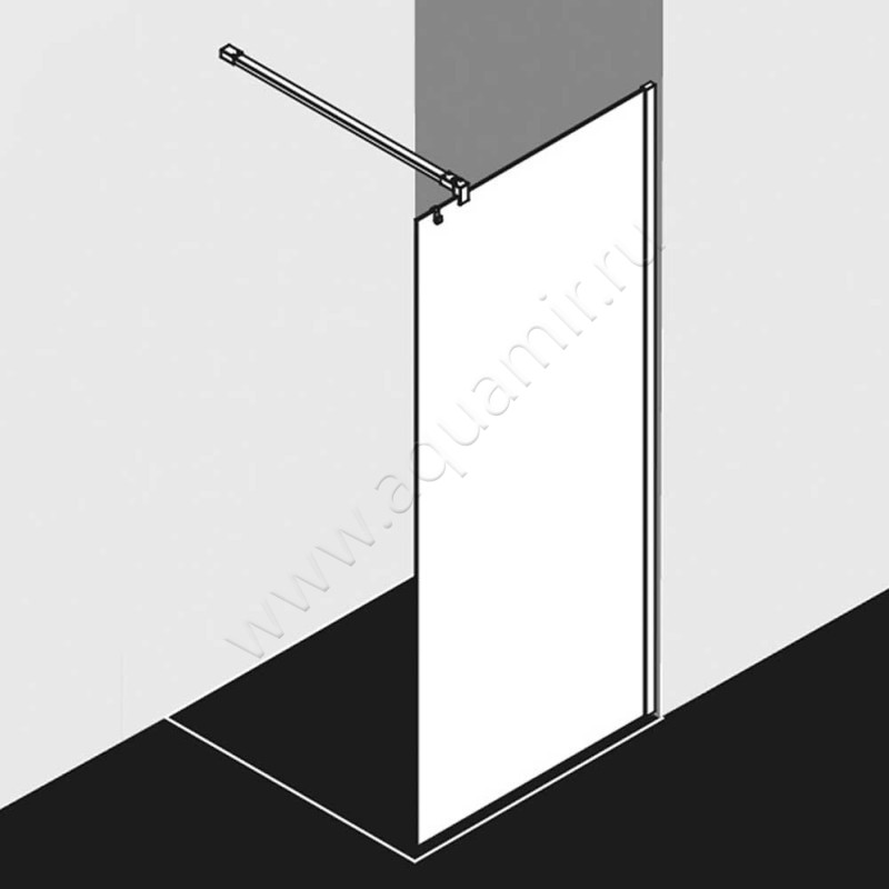 Душевая перегородка Walk In Kermi XB XBWIA1302044K в интерьере