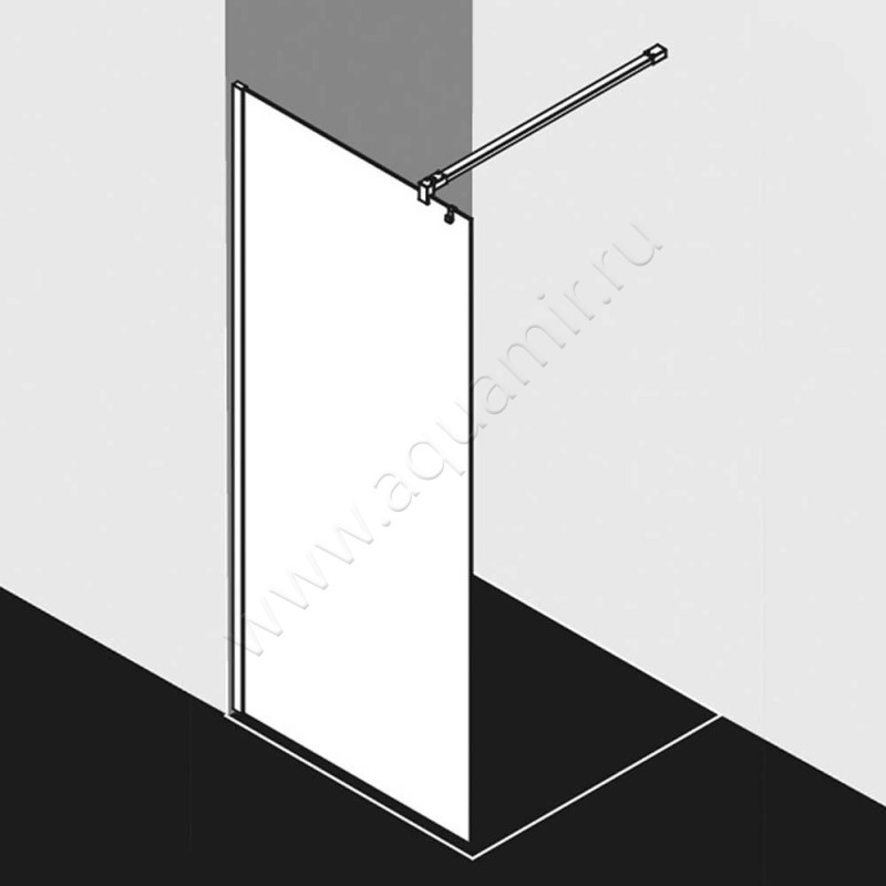 Душевая перегородка Walk In Kermi XB XBWIA1502044K в интерьере