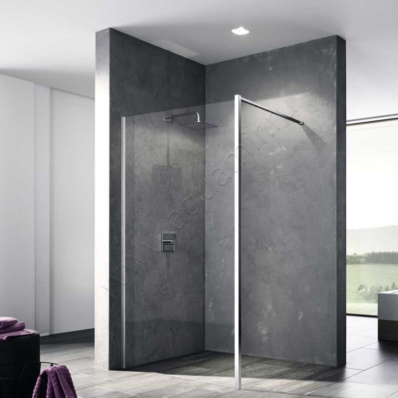 Душевая перегородка Walk In Kermi XB XBWDL10020VPK в интерьере