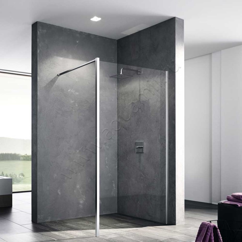 Душевая перегородка Walk In Kermi XB XBWDR16020VAK в интерьере