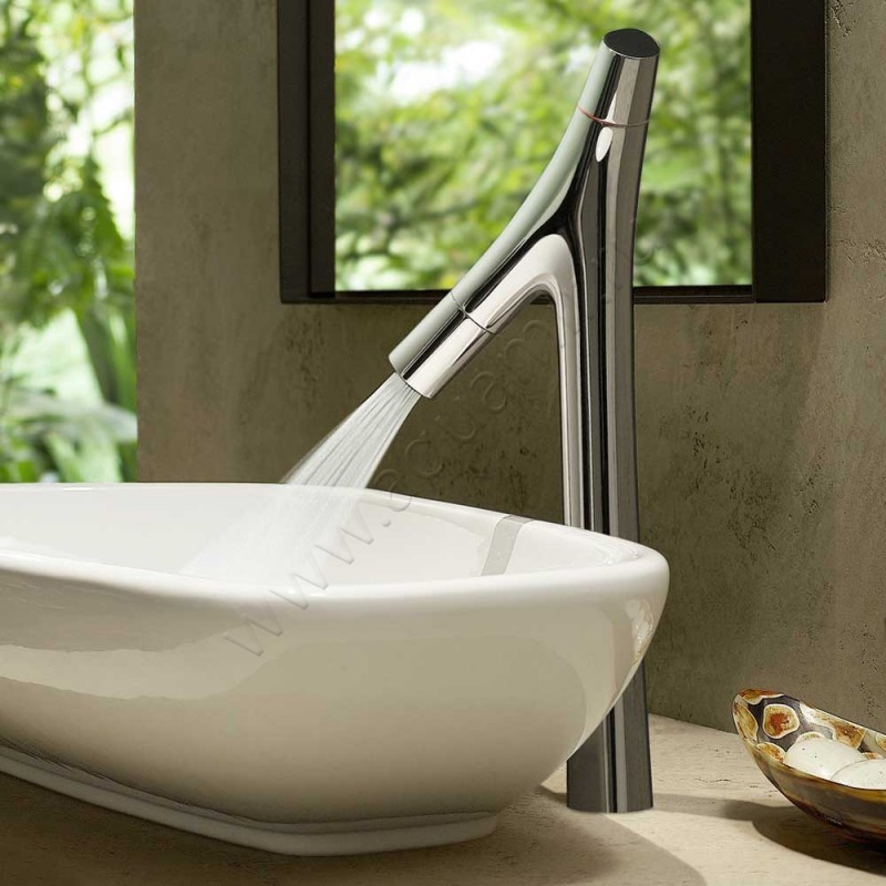 Смеситель для раковины Hansgrohe Axor Starck Organic 12013000 в интерьере