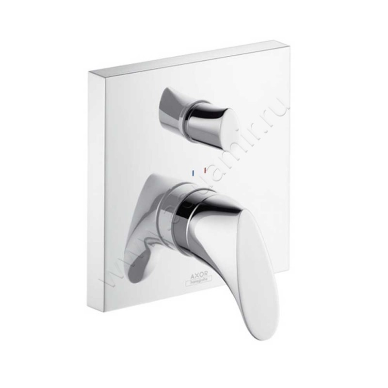Однорычажный смеситель для ванны/душа Hansgrohe Axor Starck Organic 12415000 в интерьере
