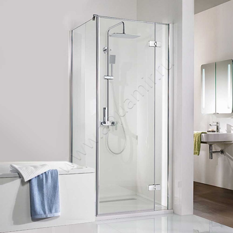 Душевая стенка для двери HSK Premium Softcube 683140904150#178 в интерьере