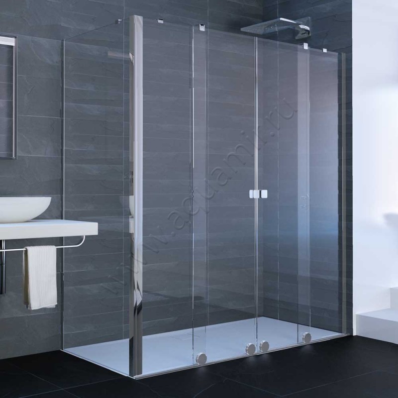 Душевая боковина Huppe Xtensa pure XT1809069322 в интерьере