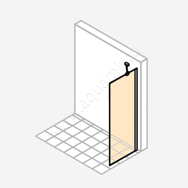 Душевая боковина Huppe Design pure 8P1112123322 в интерьере