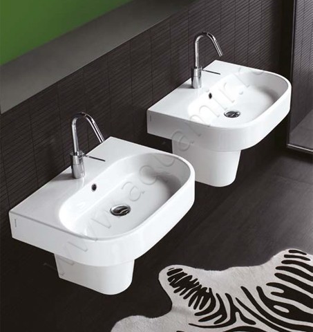 Раковина подвесная Hatria Area 60 см 00Y0UH01 в интерьере