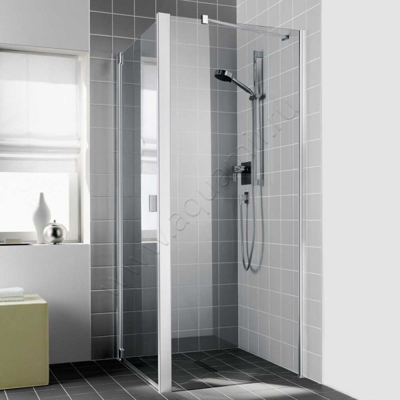 Душевая стенка Kermi Raya RATWD09020VAK в интерьере