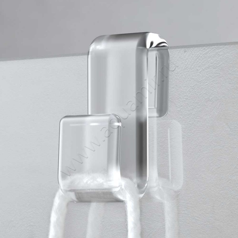 Душевая боковина для двери Kermi Nica NITWR10320VAK в интерьере