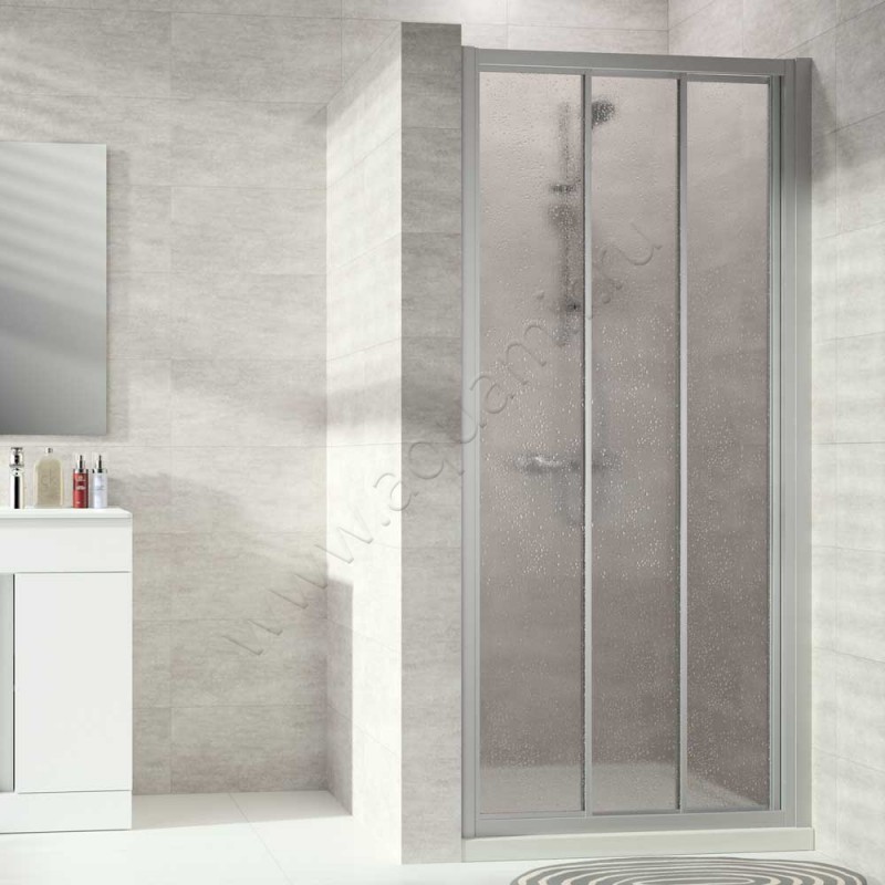 Раздвижная душевая дверь в нишу Huppe Alpha 2 в серебристом цвете A24301087264
