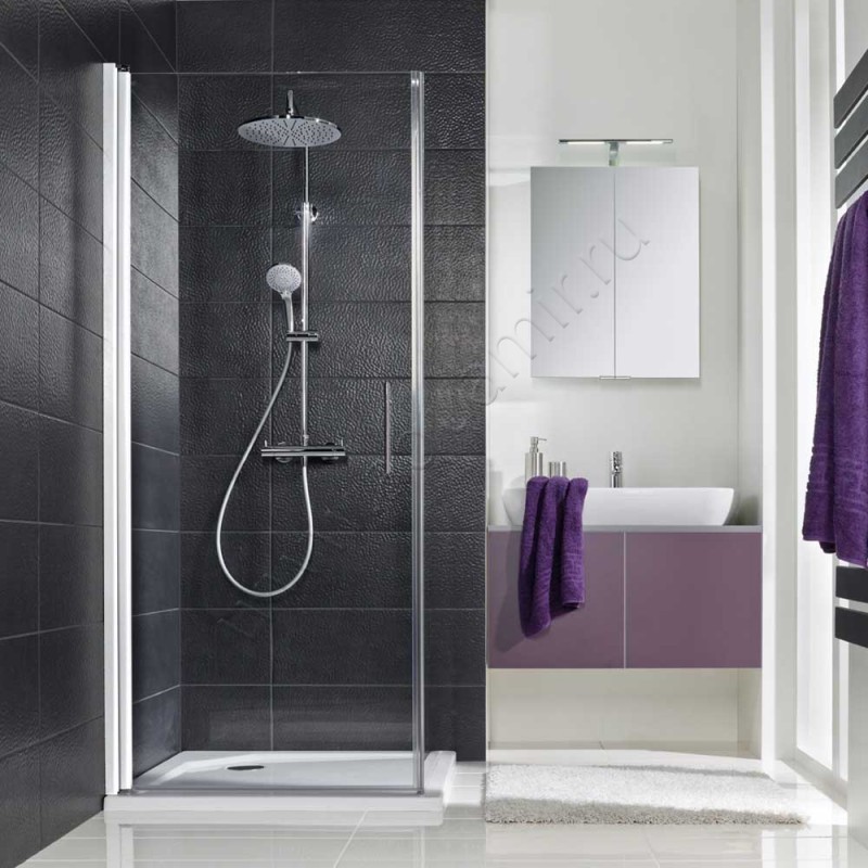 Поворотная душевая дверь для боковой стенки HSK Favorit Nova 158080-04-50#Li