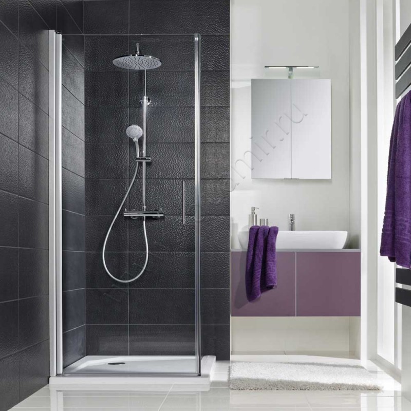 Поворотная душевая дверь для боковой стенки HSK Favorit Nova 158080-01-50#Li