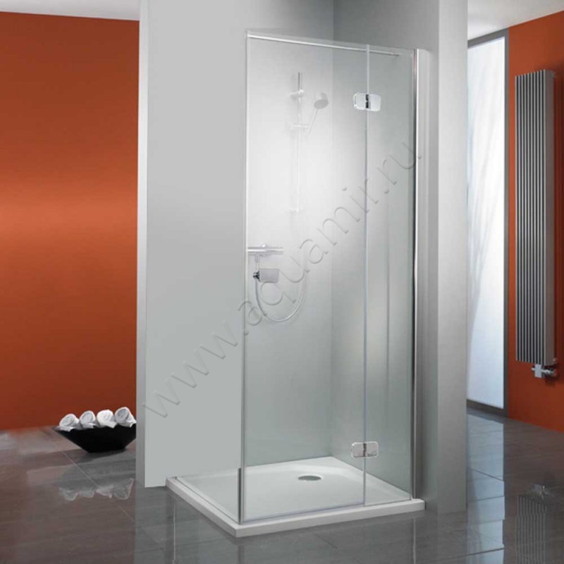 Маятниковая душевая дверь для боковой стенки HSK Premium Softcube 68004075-41-50#EdRe200