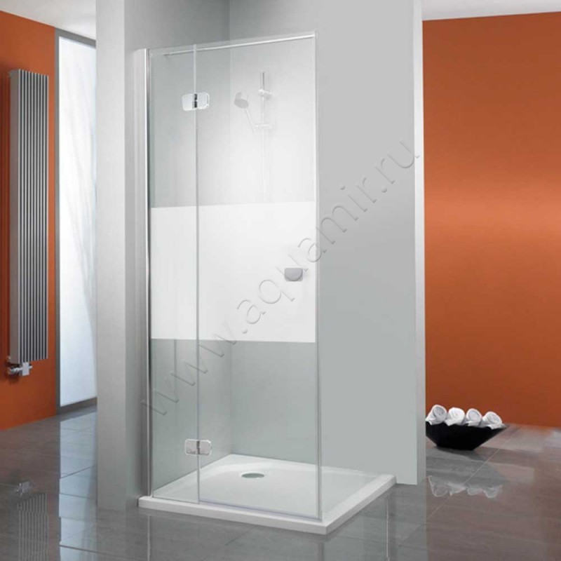 Маятниковая душевая дверь для боковой стенки HSK Premium Softcube 68004090-41-100#EdLi200