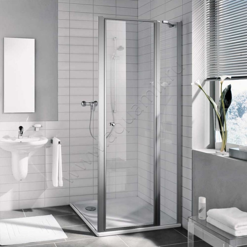 Поворотная душевая дверь для боковой стенки/боковой двери Kermi Ibiza 2000 I2STR090201AK