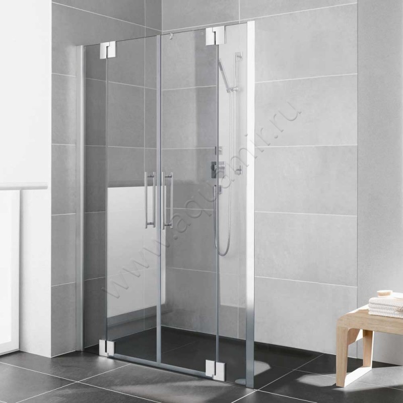 Маятниковая душевая дверь для боковой стенки/боковой двери Kermi Pasa XP PXPTF120201AK