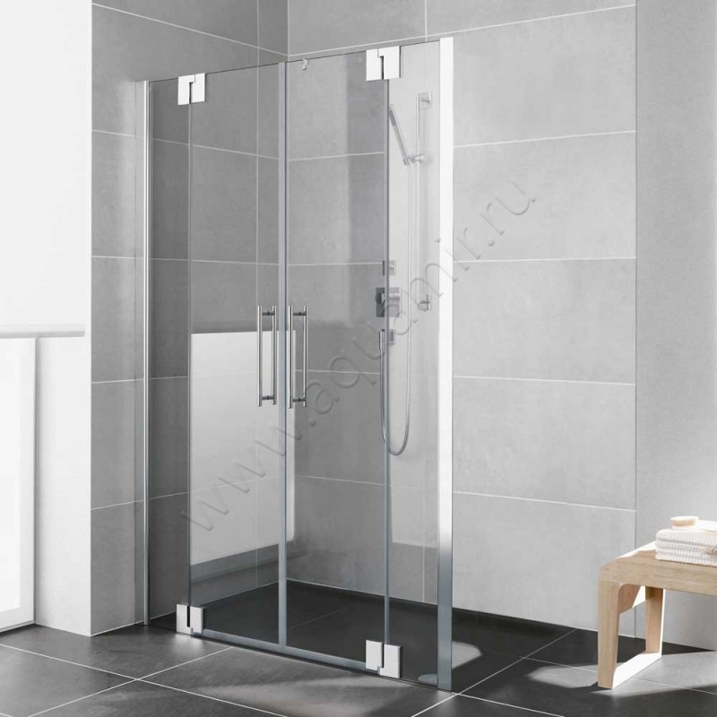 Маятниковая душевая дверь для боковой стенки/боковой двери Kermi Pasa XP PXPTF12320VAK