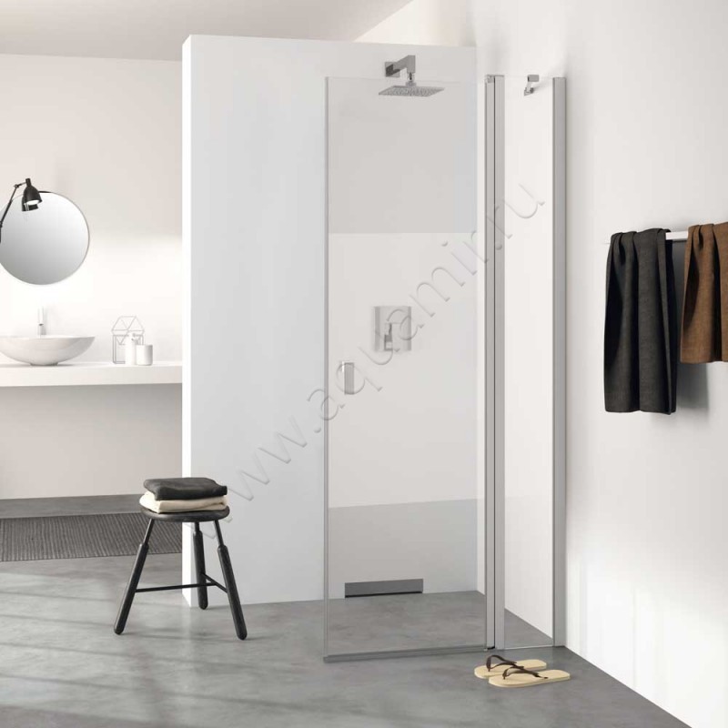 Маятниковая душевая дверь для боковой стенки Huppe Design pure 8P0718087373