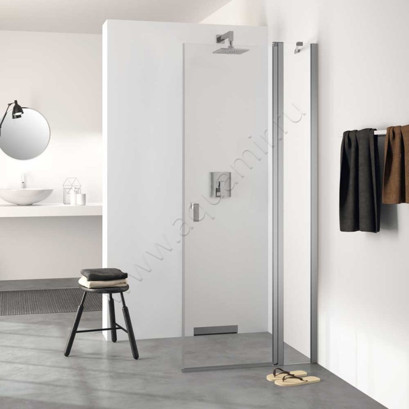 Маятниковая душевая дверь для боковой стенки Huppe Design pure 8P0719092321