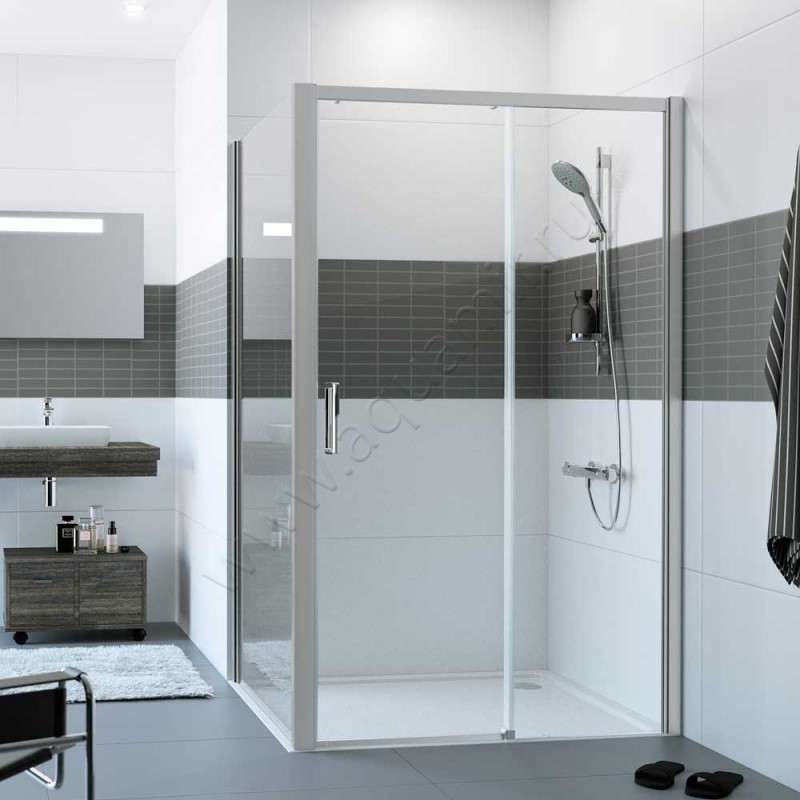 Раздвижная душевая дверь для комбинации с ответной частью Huppe Classics 2 C25604087321