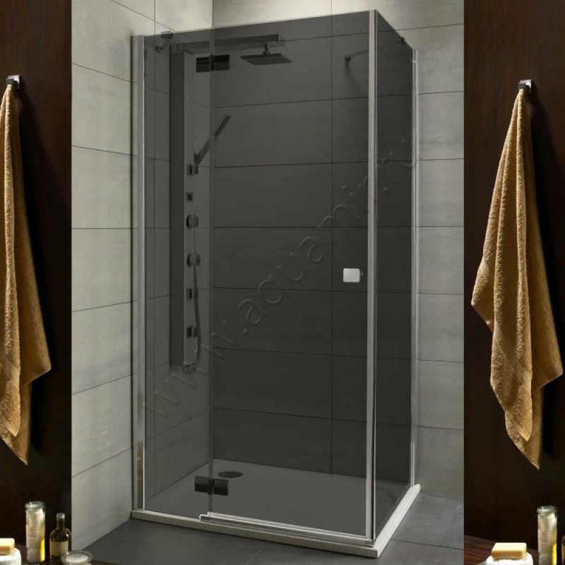 Душевой уголок с поворотной дверью и фиксированной боковиной Radaway Almatea KDJ 32150-01-05NL