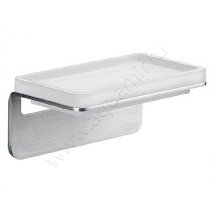 Мыльница настенная Colombo Over B7001.satin/стекло