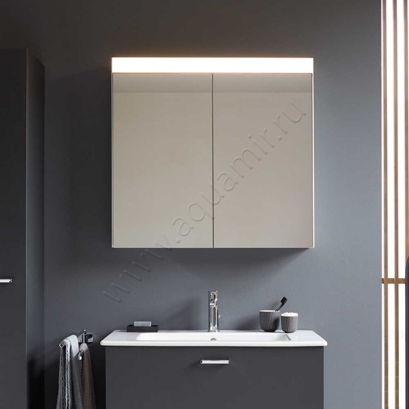 Зеркальный шкаф с подсветкой Duravit Universal 81 см LM782100000