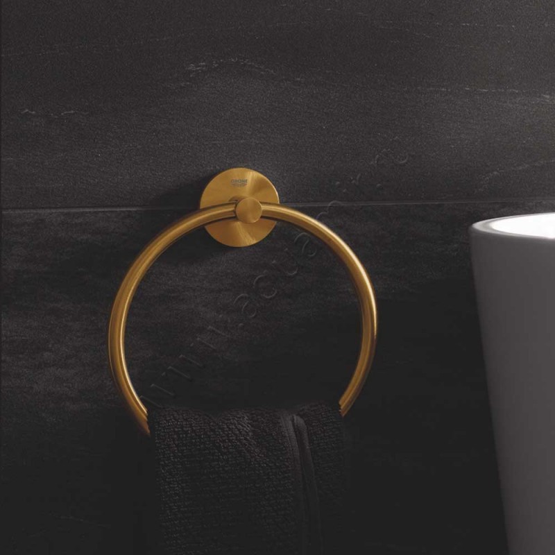 Полотенцедержатель Grohe Essentials 18 см., золото 40365GN1