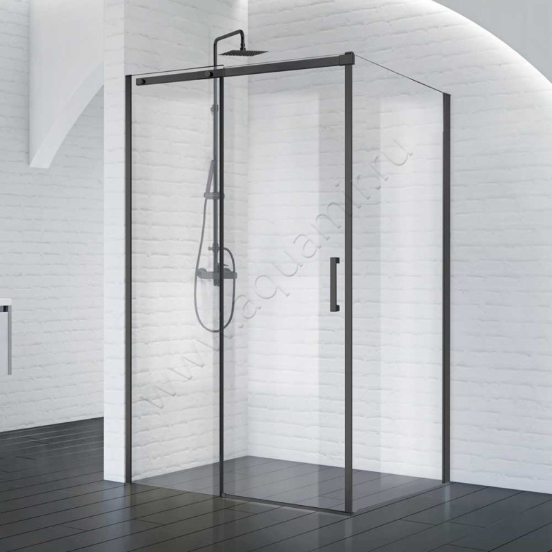 Душевой уголок BelBagno ACQUA ACQUA-AH-1-140/90-C-NERO