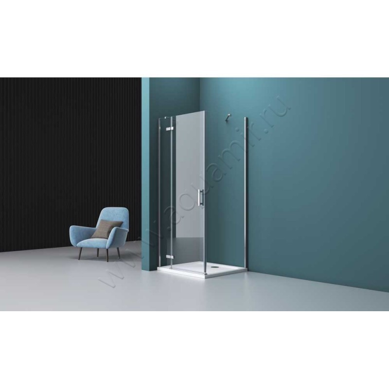 Душевой уголок BelBagno KRAFT KRAFT-A-12-90-C-Cr-L