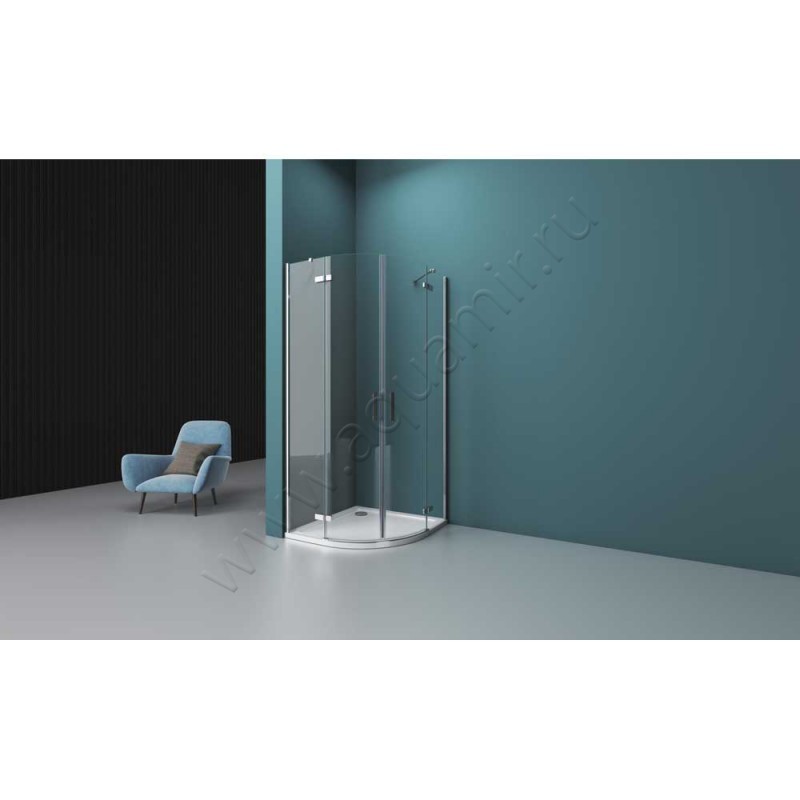 Душевой уголок BelBagno KRAFT KRAFT-R-2-100-C-Cr