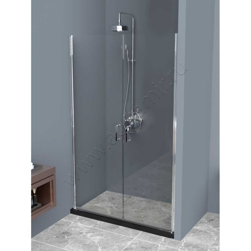 Душевая дверь в нишу BelBagno UNO UNO-B-2-110-C-Cr