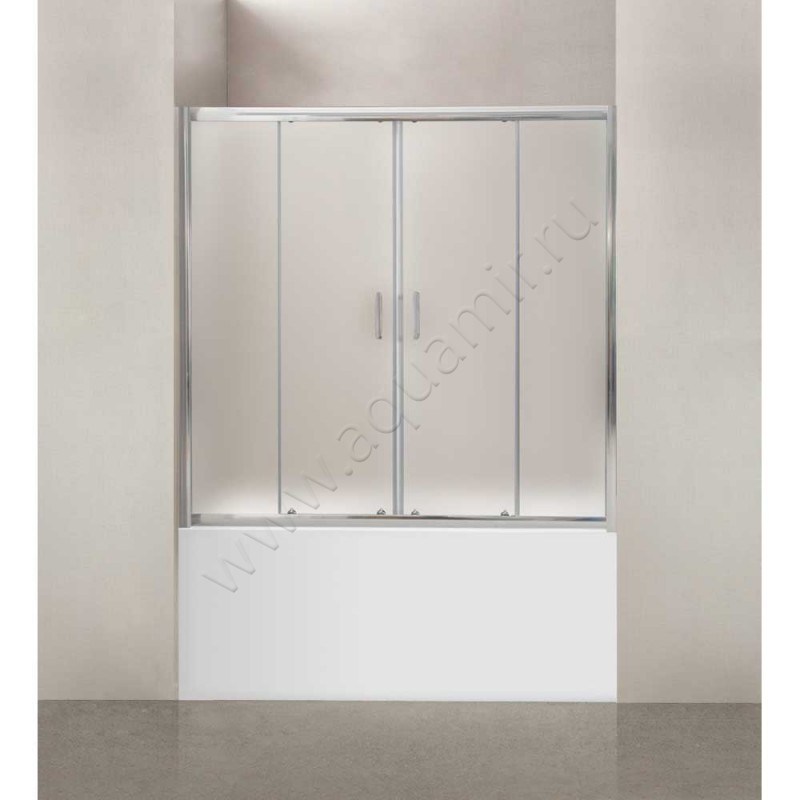 Шторка на ванну BelBagno UNO UNO-VF-2-170-145-P-Cr