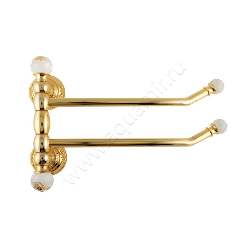 Полотенцедержатель Migliore Cristalia 37 см, золото 16843