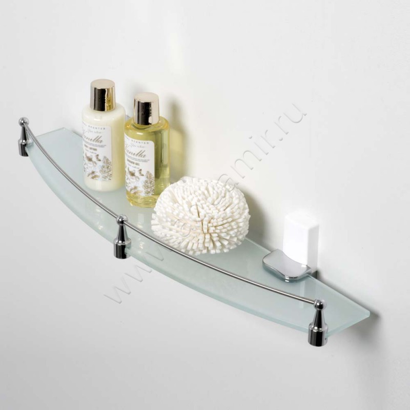 Полка под зеркало Wasserkraft Leine White K-5044WHITE