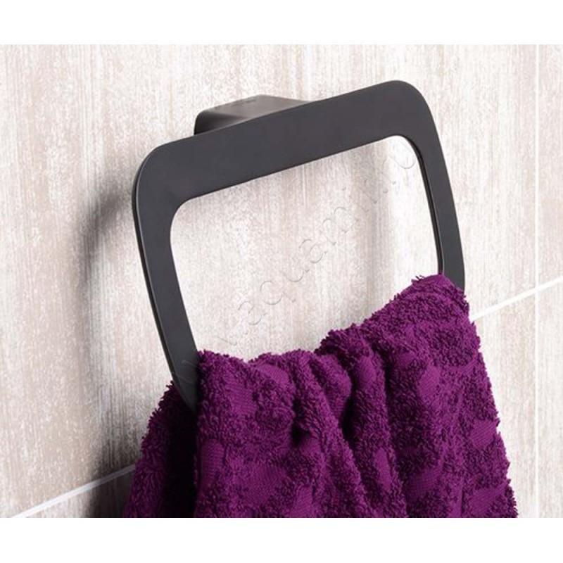 Полотенцедержатель Wasserkraft Elbe 24 см., черный K-7260