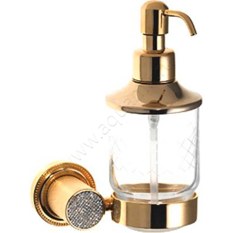 Дозатор Boheme Royal Cristal золото 10932-G