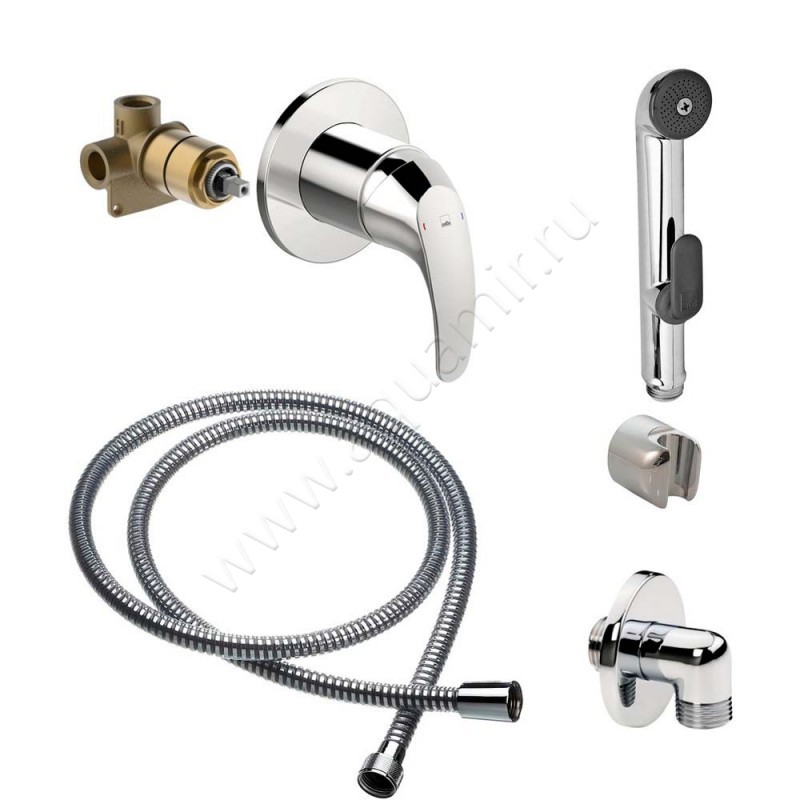 Гигиенический душ Oras Polara со смесителем, хром 1488