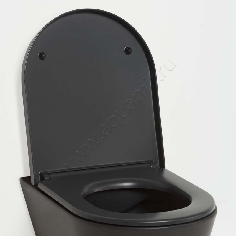 Крышка-сиденье Laufen Kartell by LAUFEN 44,5 x 37,5 см, черный матовый 8913337160001