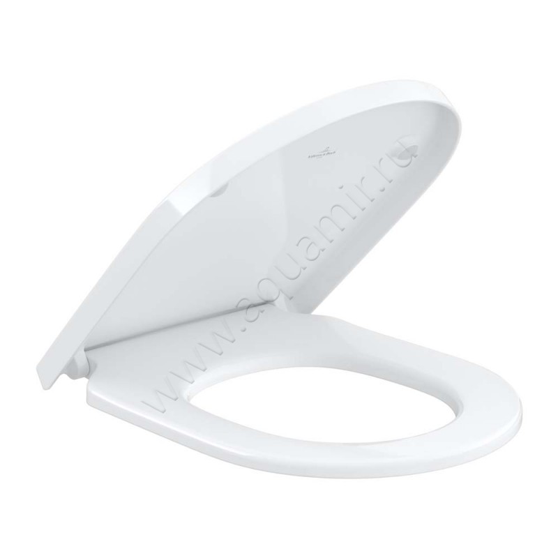 Крышка-сиденье Villeroy & Boch Subway 3.0 43,8 x 37,4 см, белый глянец/alpine 8M426101