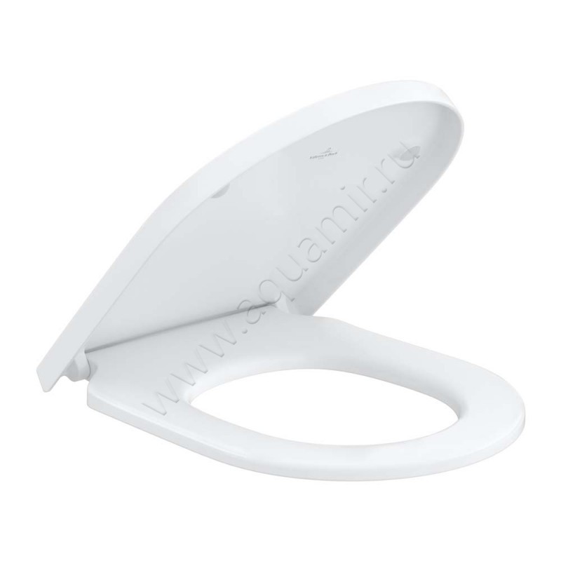 Крышка-сиденье Villeroy & Boch Subway 3.0 43,8 x 37,4 см, белый матовый/stone white 8M4261RW