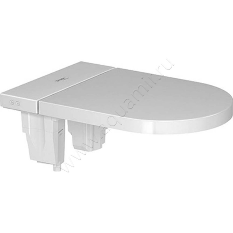 Крышка с функцией биде для унитаза Duravit SensoWash 57,3 x 37,8 см, белый глянец/white, микролифт 612001012000310