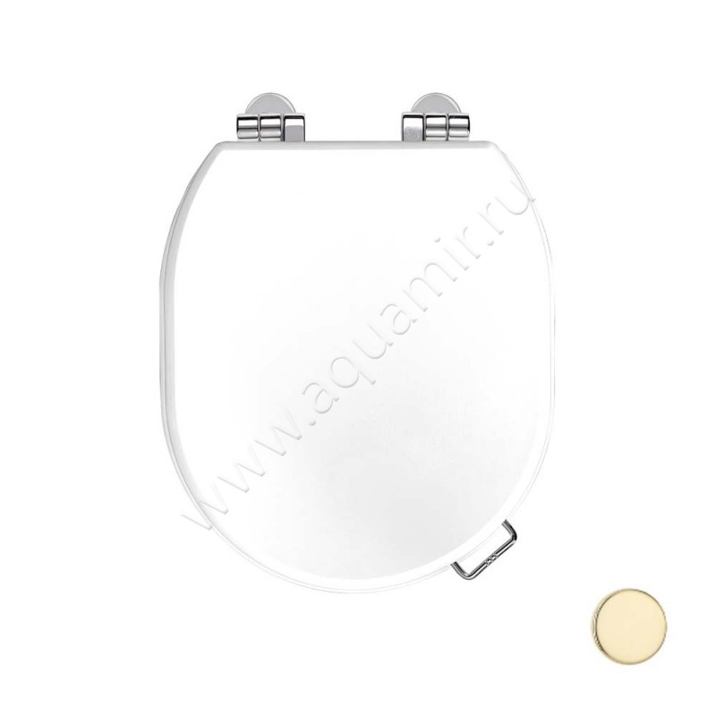 Крышка-сиденье Devon & Devon Classica 42 x 38 см, белый полуматовая/pure white 3IBSEPWCLAOT