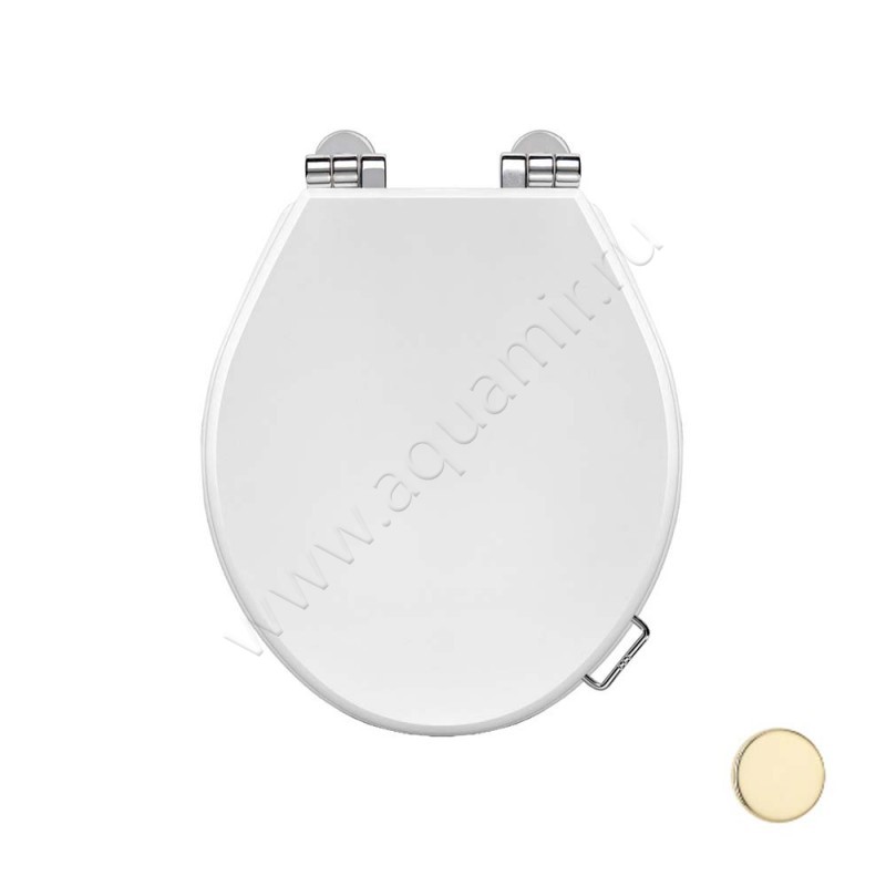 Крышка-сиденье Devon & Devon Oxford 42 x 39 см, белый матовый, микролифт 3IBSEBIOXSTANDOT