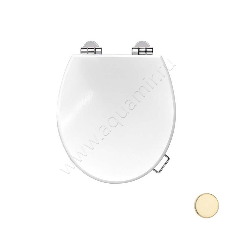 Крышка-сиденье Devon & Devon New Etoile 42 x 39 см, белый матовый, микролифт 3IBSEBIANETOT